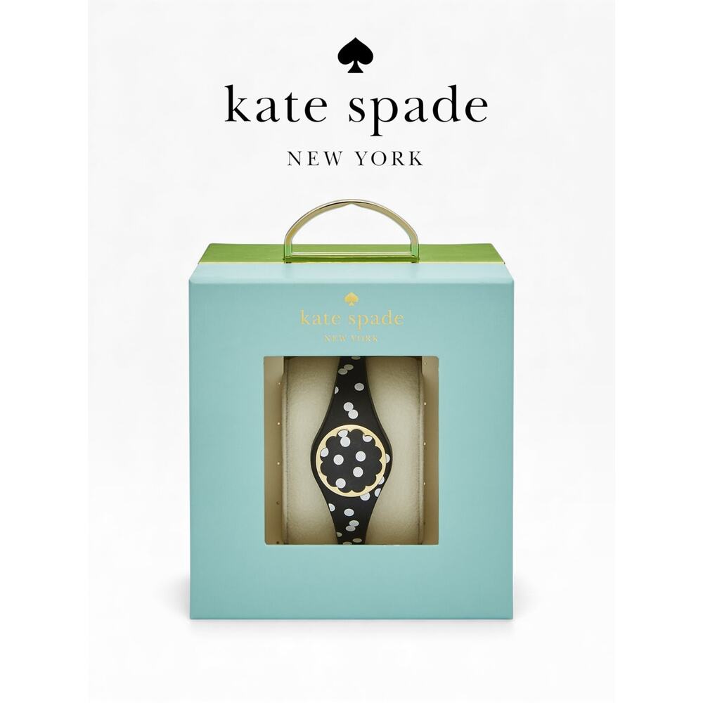 NIB SEALED Kate Spade Women's Sport Scallop Activity Tracker Polka Dot KSA31209